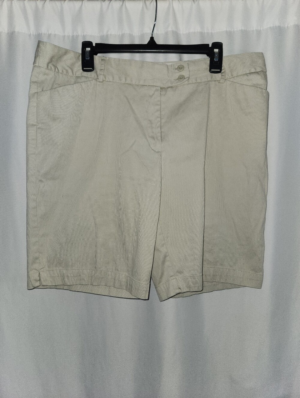 Women's Khaki Shorts #neuteal #beach #resort wear #lightweight #comfort #crisp